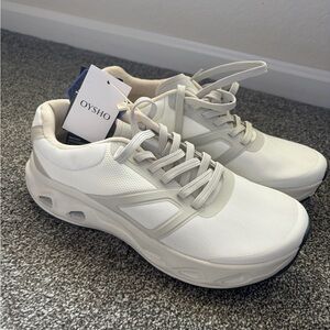 Oysho White Athletic Sneakers New With Tags Size 10